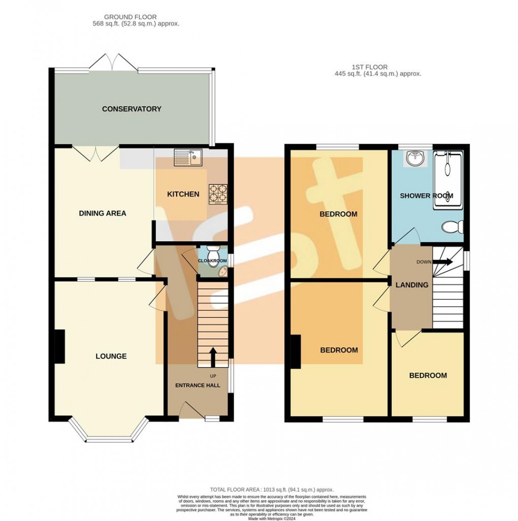 Floorplan for Cromwell Road, Southend-On-Sea