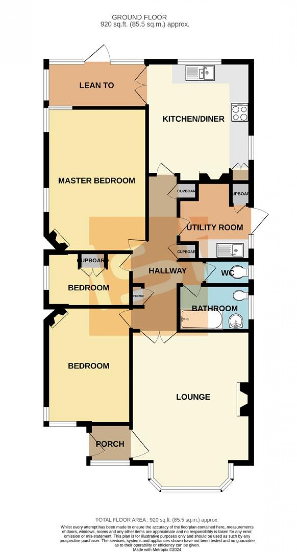 Floorplan for Burlescoombe Close, Southend-On-Sea