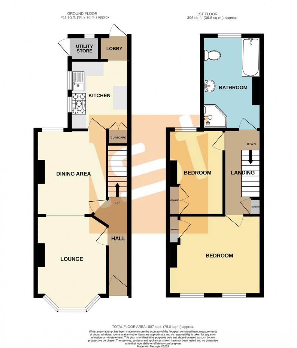 Floorplan for Colchester Road, Southend-On-Sea
