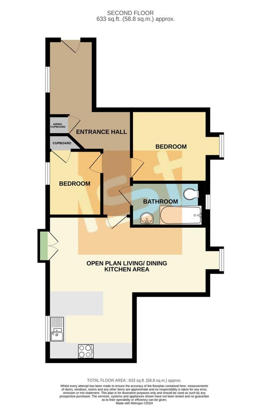 Floorplan for Forge Way, Southend-On-Sea