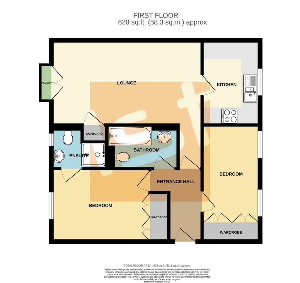 Floorplan for Forge Way, Southend-On-Sea