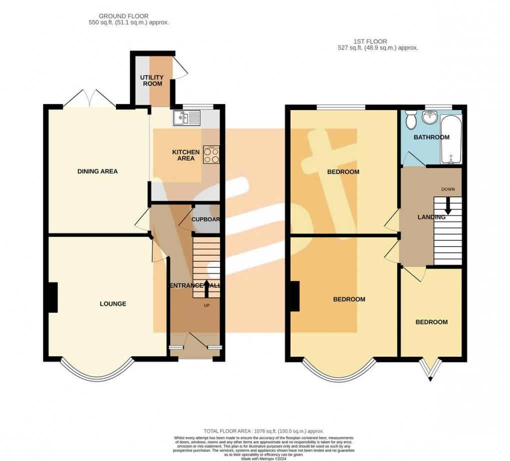 Floorplan for Sandringham Road, Southend-On-Sea