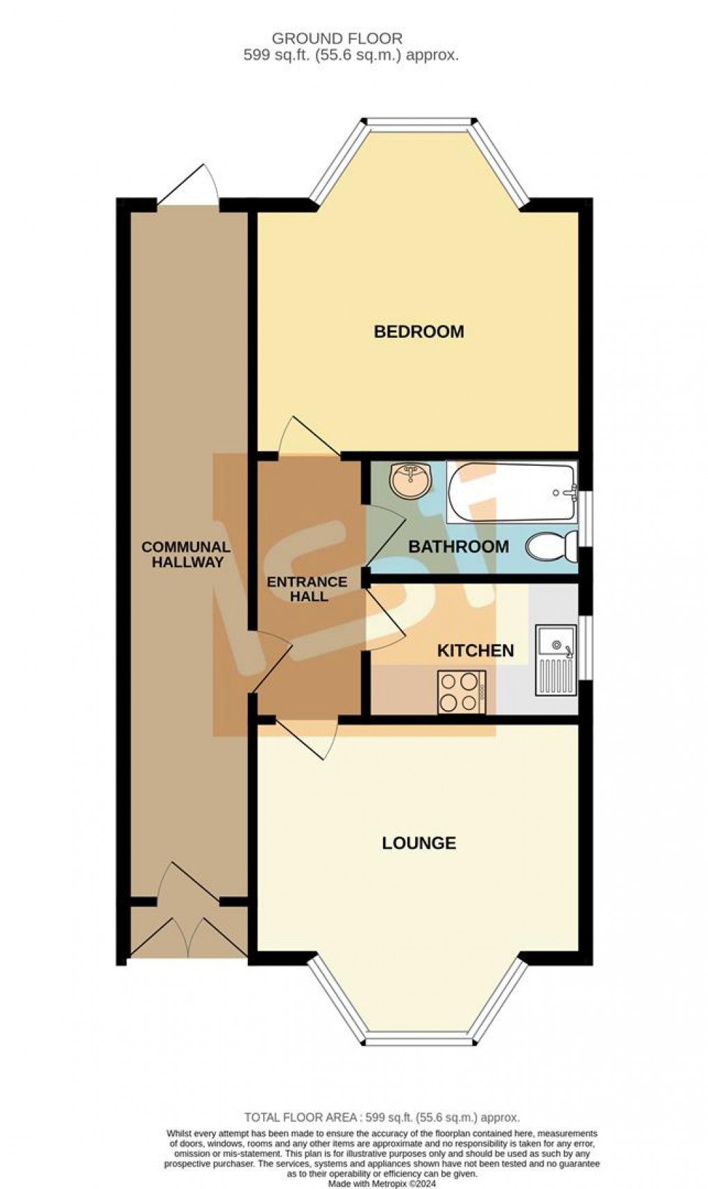 Floorplan for York Road, Southend-On-Sea