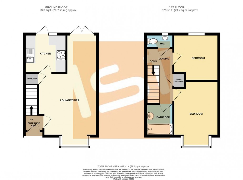 Floorplan for Fowler Close, Southend-On-Sea