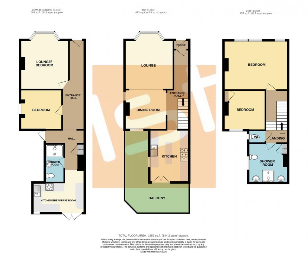 Floorplan for Eastern Esplanade, Southend-On-Sea
