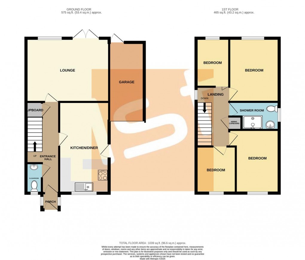 Floorplan for Swanage Road, Southend-On-Sea