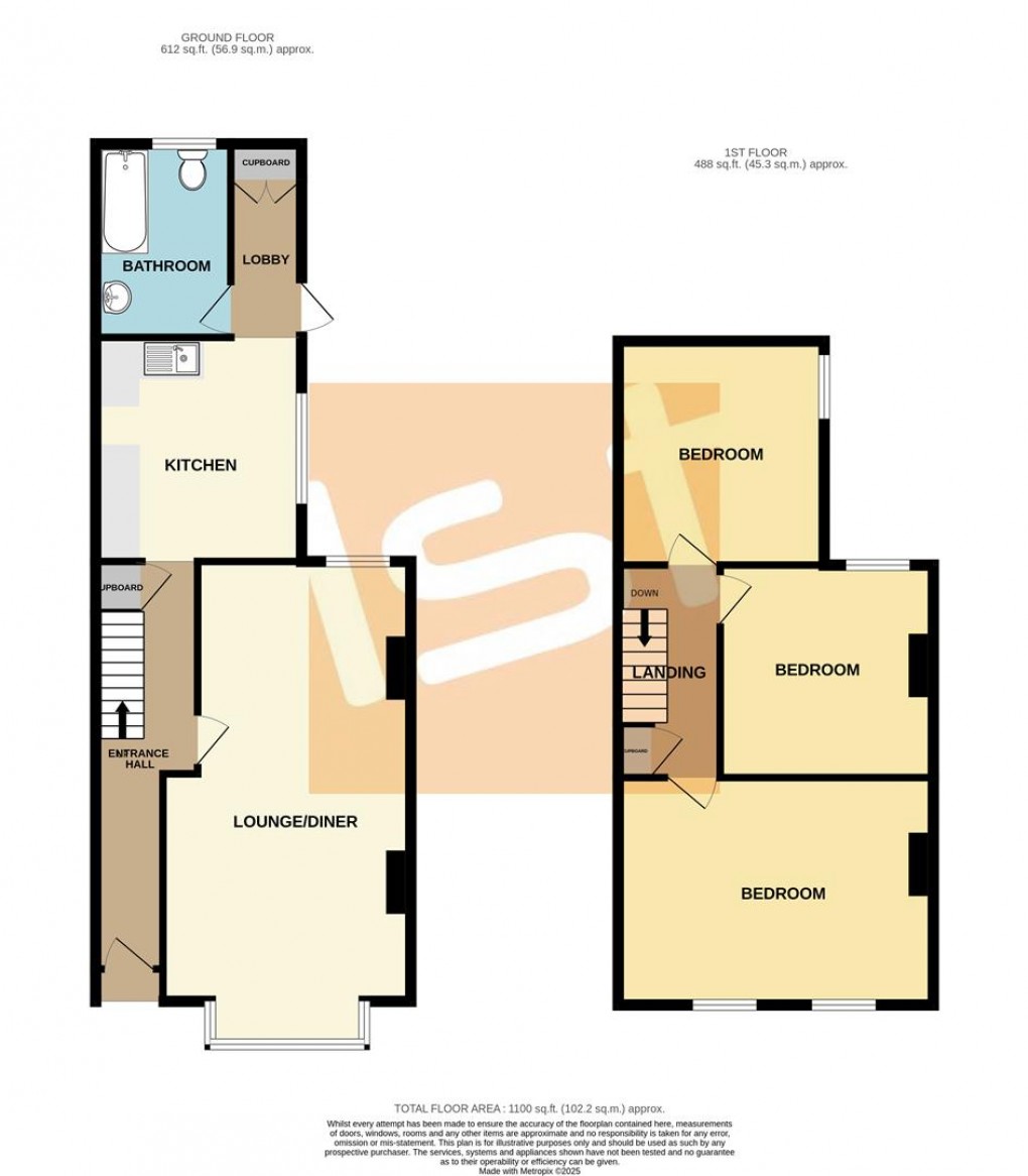 Floorplan for St Ann's Road, Southend On Sea