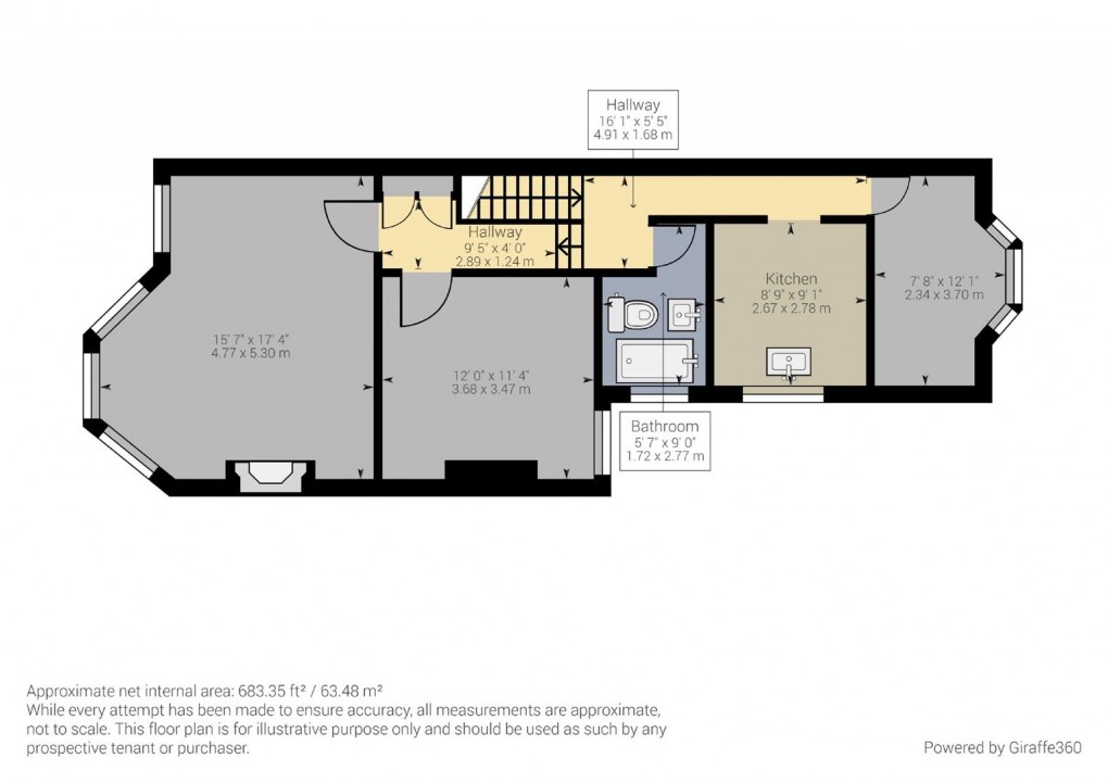 Floorplan for Southchurch Avenue, Southend On Sea
