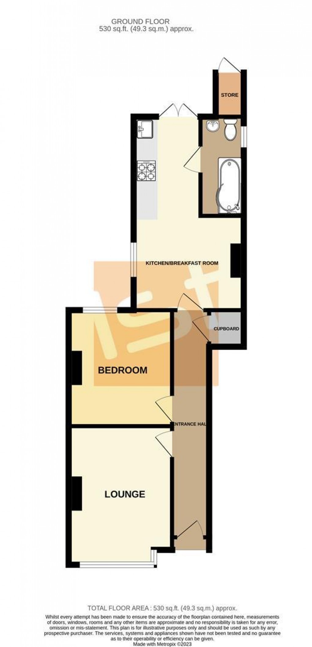 Floorplan for Seaforth Avenue, Southend On Sea