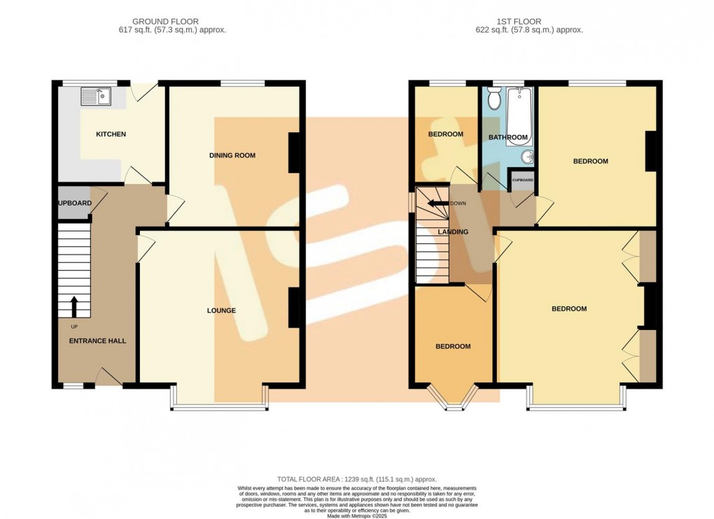 Floorplan for Ambleside Drive, Southend-On-Sea