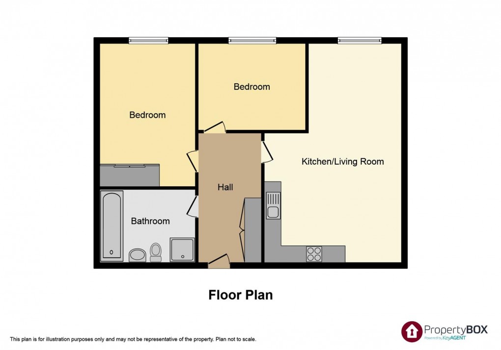 Floorplan for Meridian Point, 445 Southchurch Road, Southend On Sea