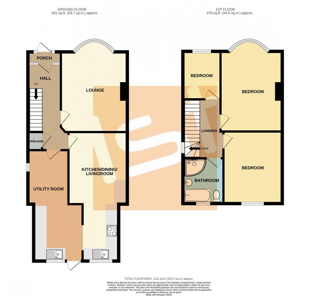 Floorplan for Glenhurst Road, Southend-On-Sea