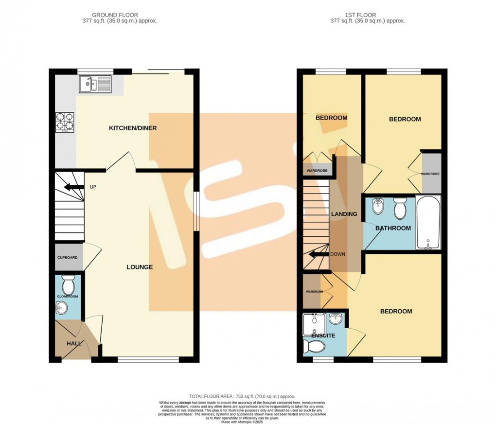 Floorplan for Hera Close, Southend-On-Sea