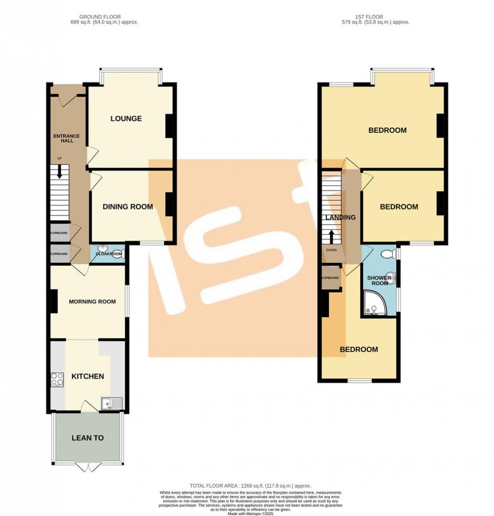 Floorplan for South Avenue, Southend-On-Sea