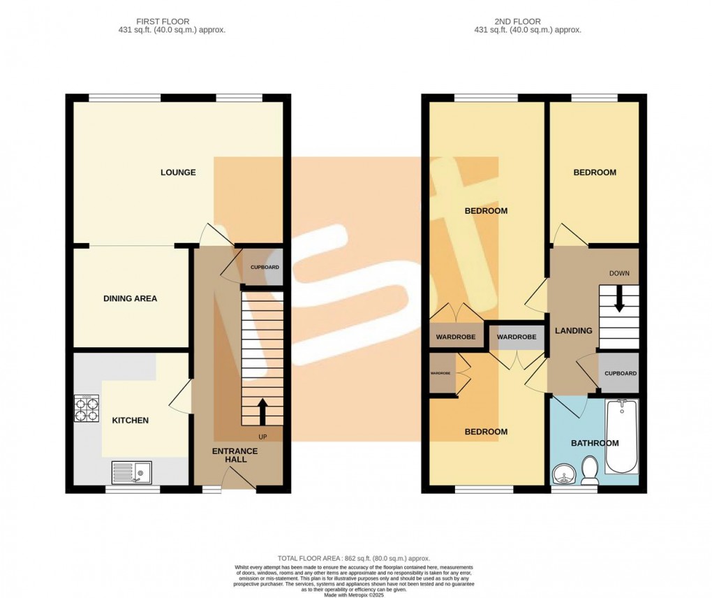 Floorplan for West Road, Shoeburyness, Southend-On-Sea