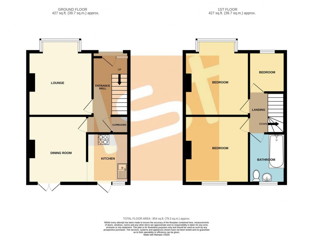 Floorplan for Hainault Avenue, Westcliff-On-Sea