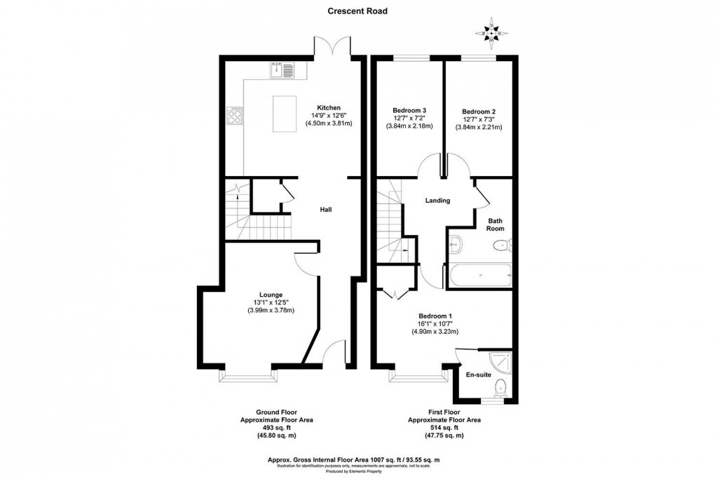 Floorplan for Crescent Road, Leigh-On-Sea