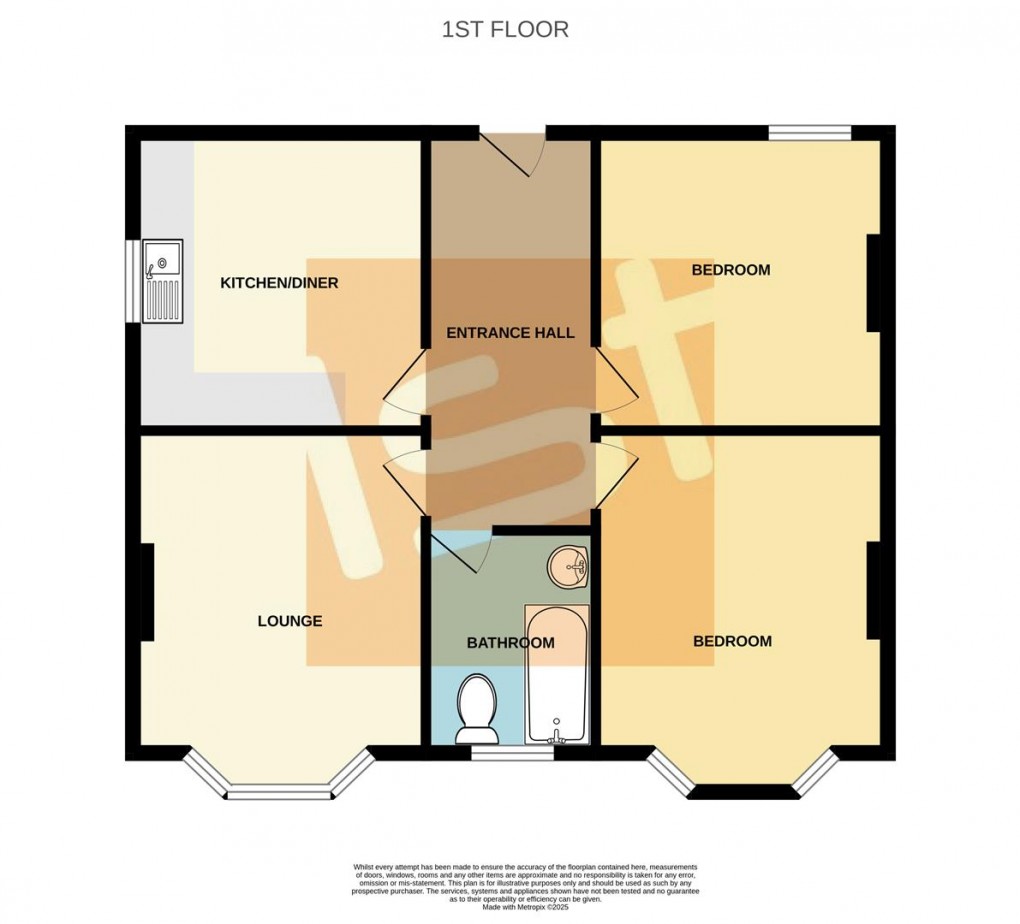 Floorplan for Lancaster Gardens, Southend-On-Sea