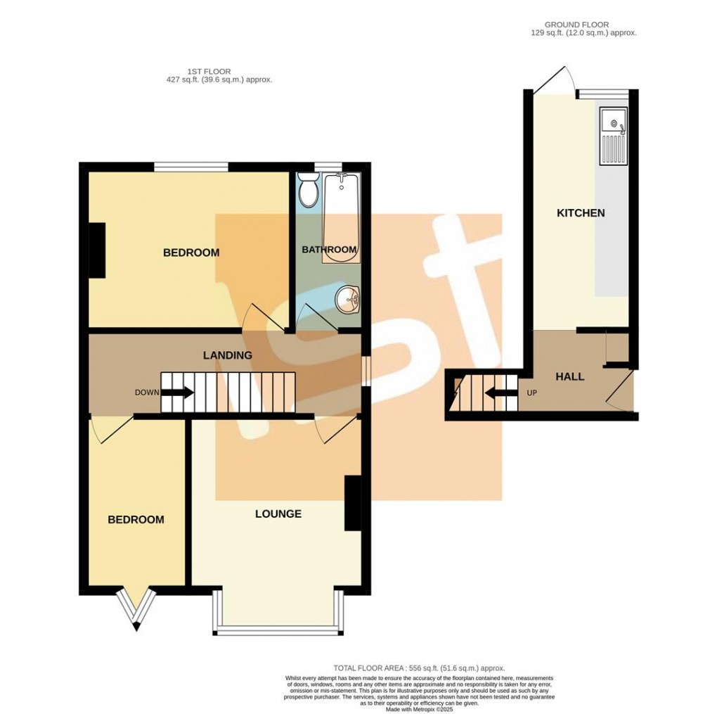 Floorplan for Fairfax Drive, Westcliff-On-Sea