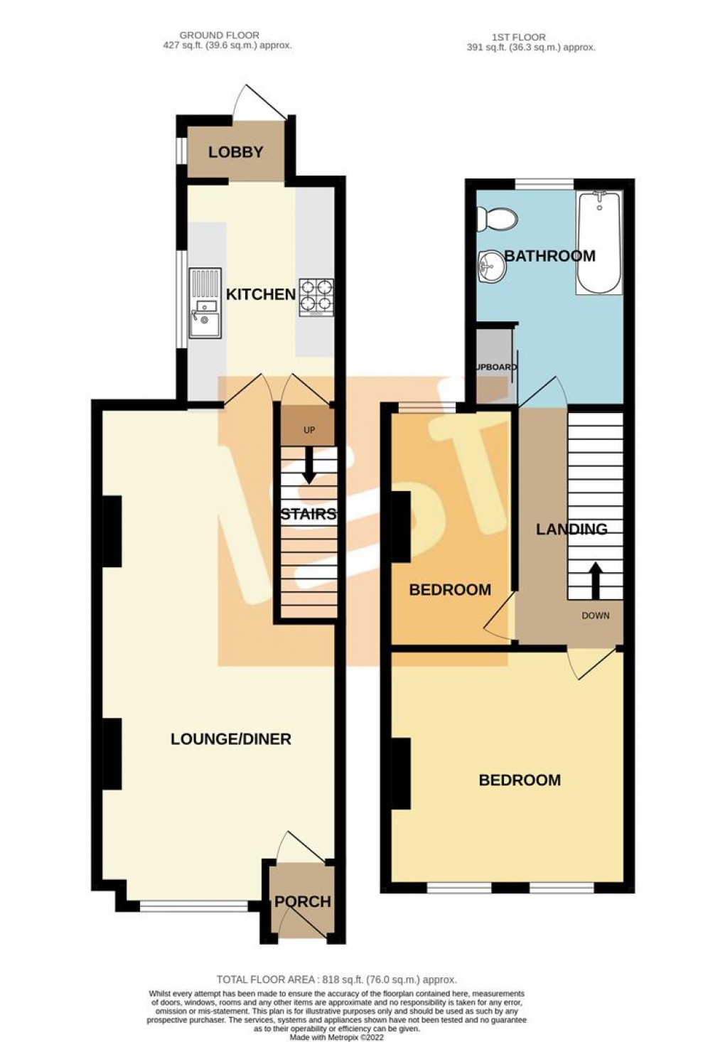 Floorplan for Ashingdon Road, Rochford