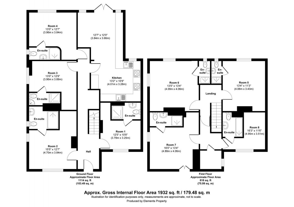 Floorplan for Thundersley Park Road, Benfleet