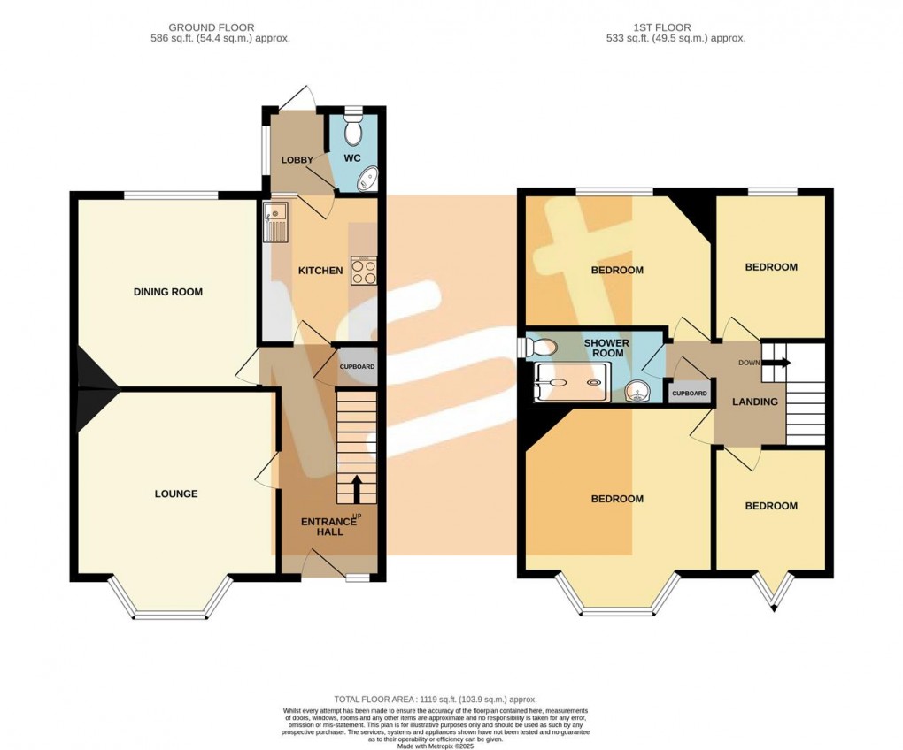 Floorplan for Ambleside Drive, Southend-On-Sea