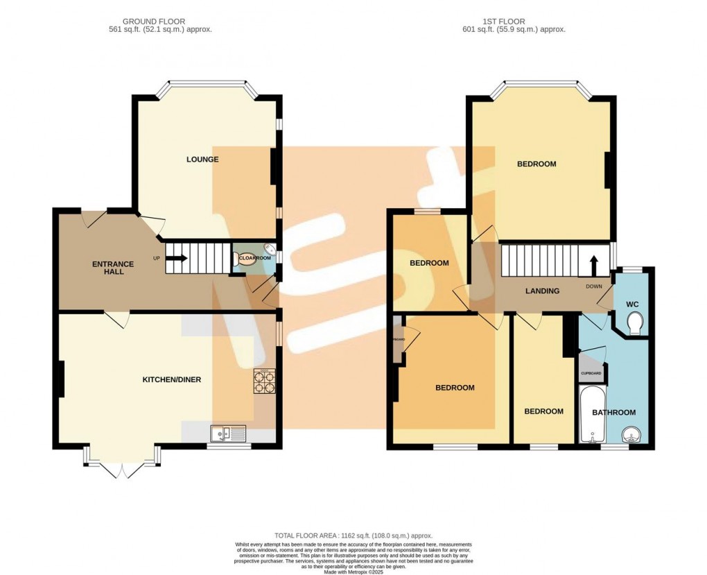 Floorplan for Northumberland Crescent, Southend-On-Sea