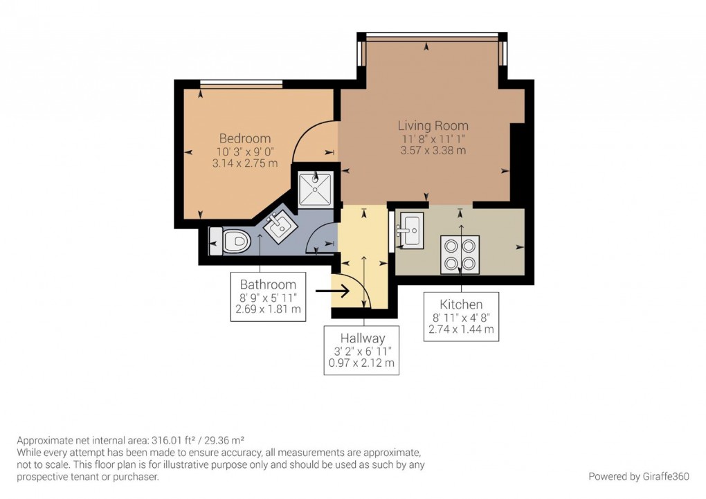 Floorplan for Cossington Road, Westcliff On Sea