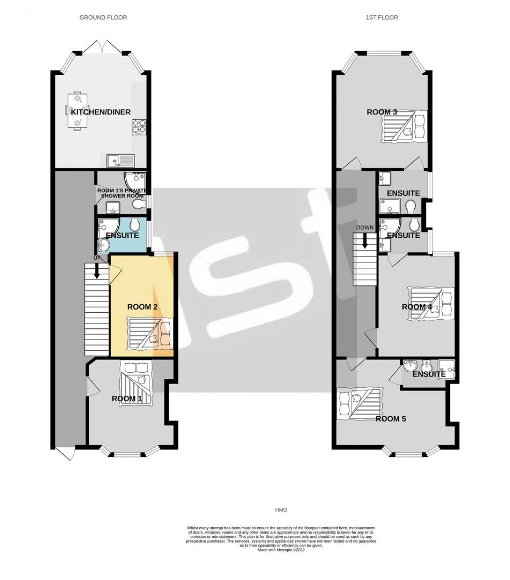 Floorplan for Wimborne Road, Southend On Sea