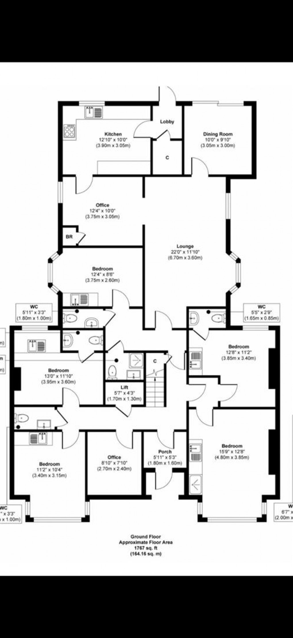 Floorplan for Shaftesbury Avenue, Southend-On-Sea