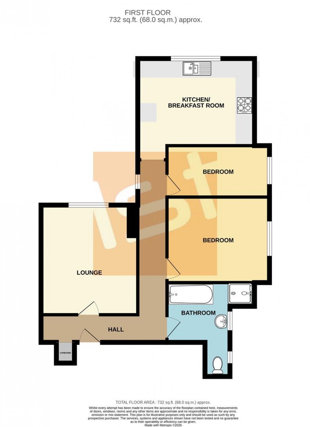 Floorplan for Tyrrel Drive, Southend-On-Sea