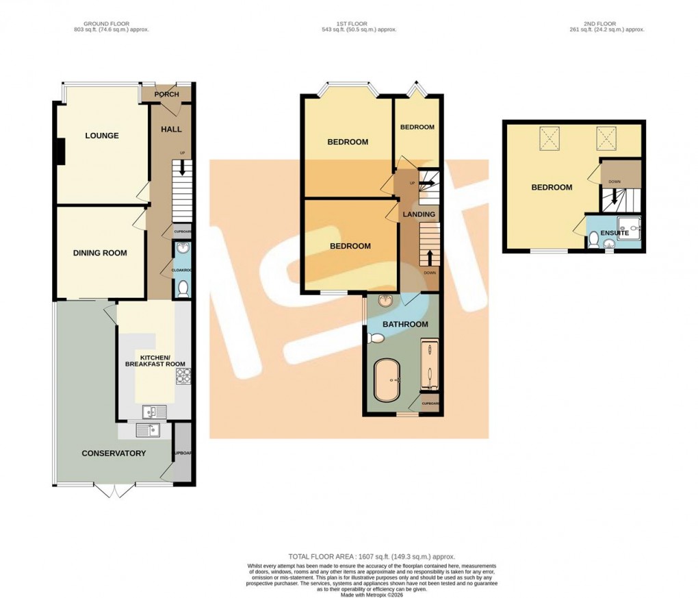 Floorplan for Trinity Road, Southend-On-Sea