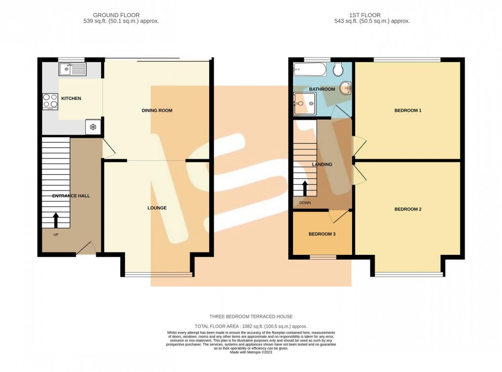 Floorplan for Glenhurst Road, Prittlewell