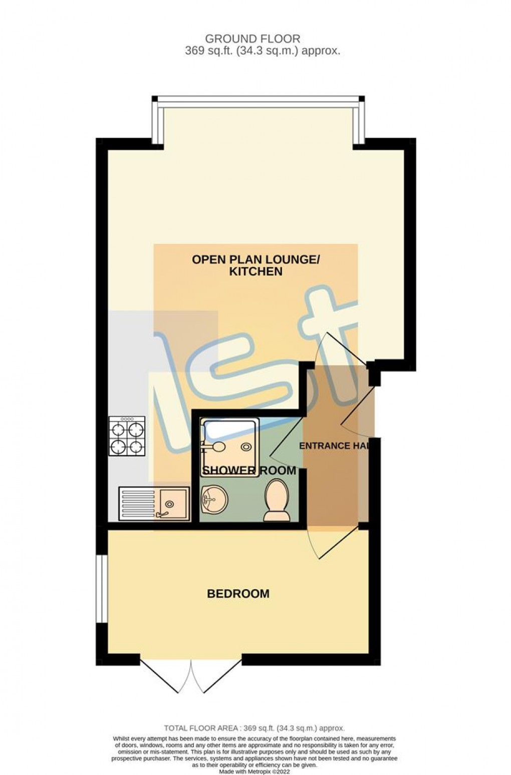Floorplan for York Road, Southend-On-Sea