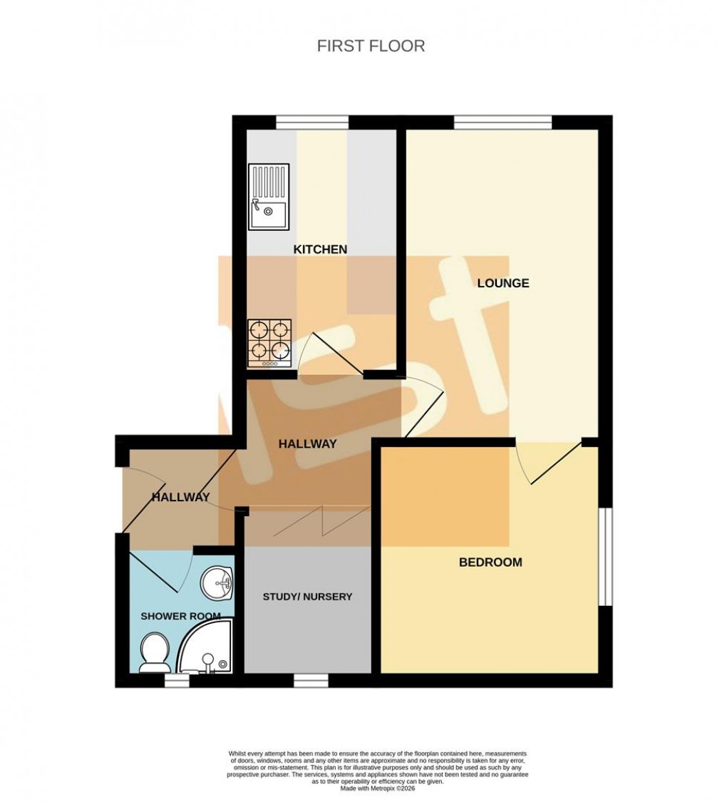 Floorplan for Oban Road, Southend-On-Sea