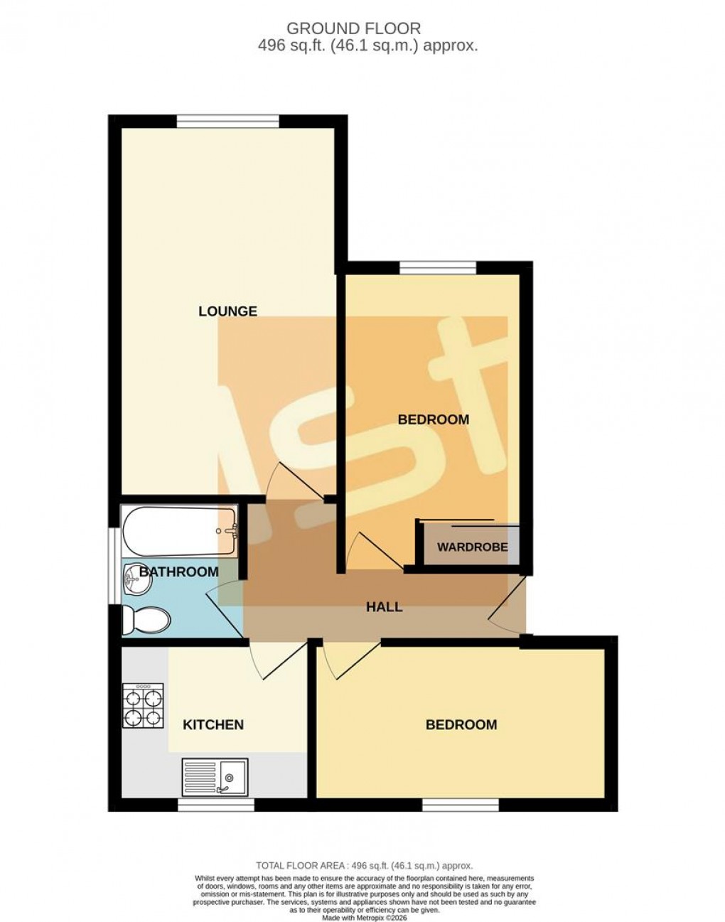 Floorplan for Pleasant Road, Southend On Sea
