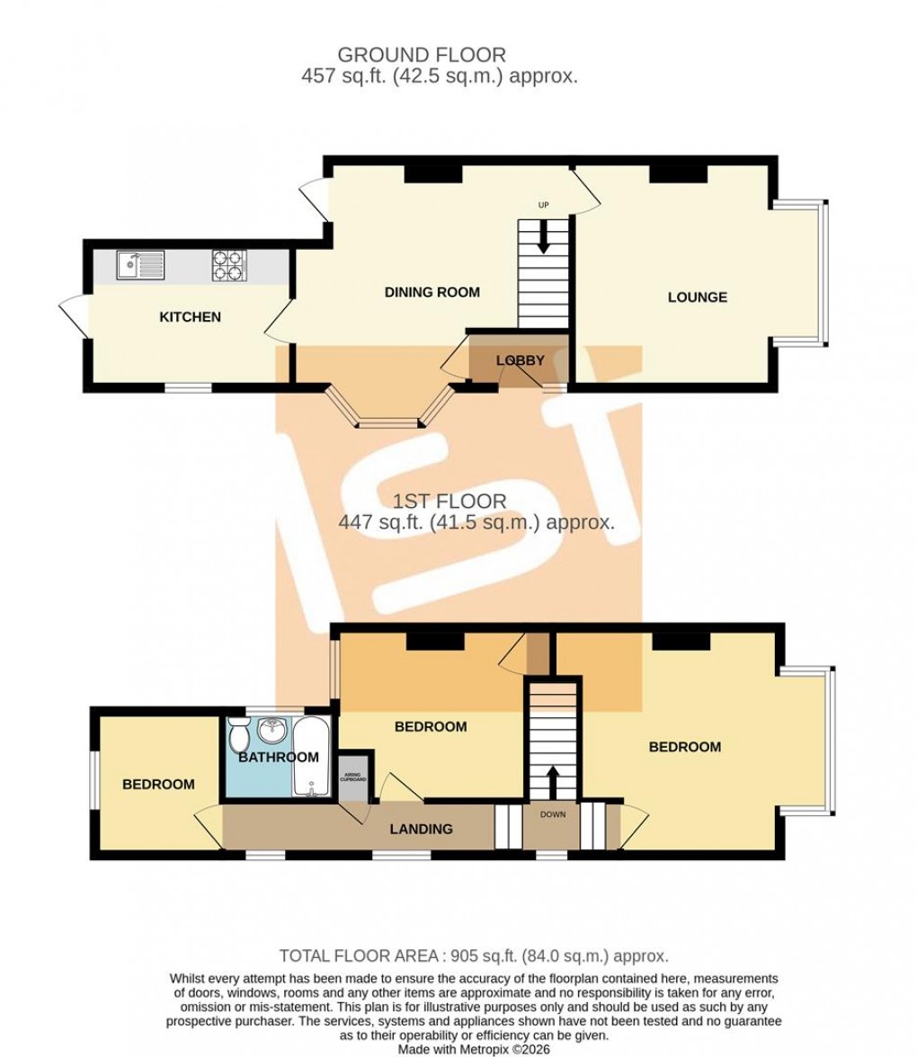 Floorplan for Westbury Road, Southend On Sea