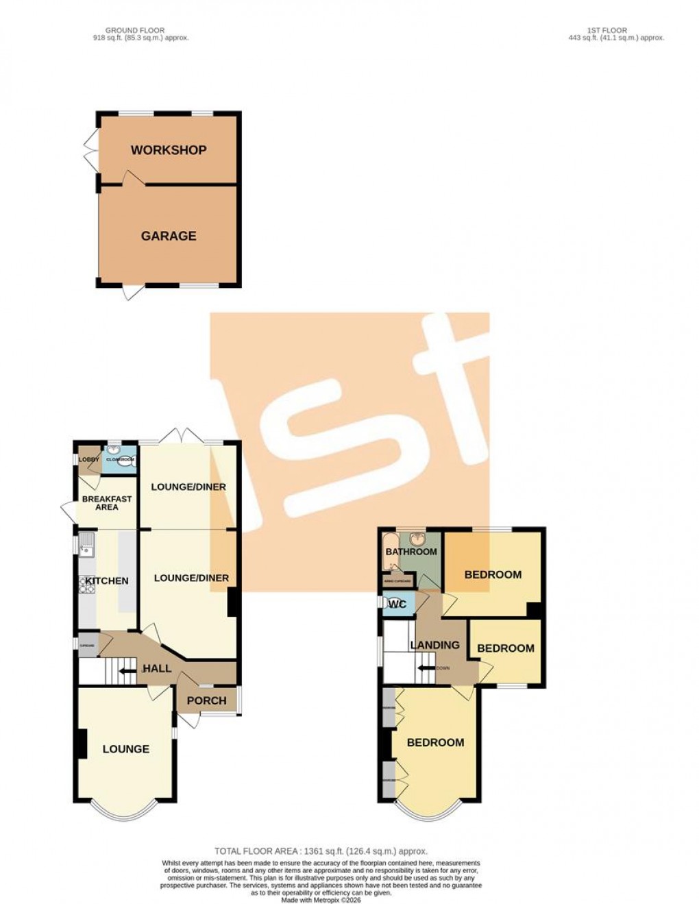 Floorplan for Royston Avenue, Southend On Sea