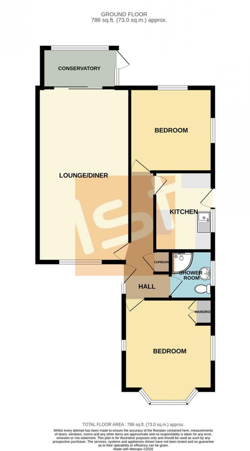 Floorplan for Alexandra Road, Great Wakering, Southend-On-Sea