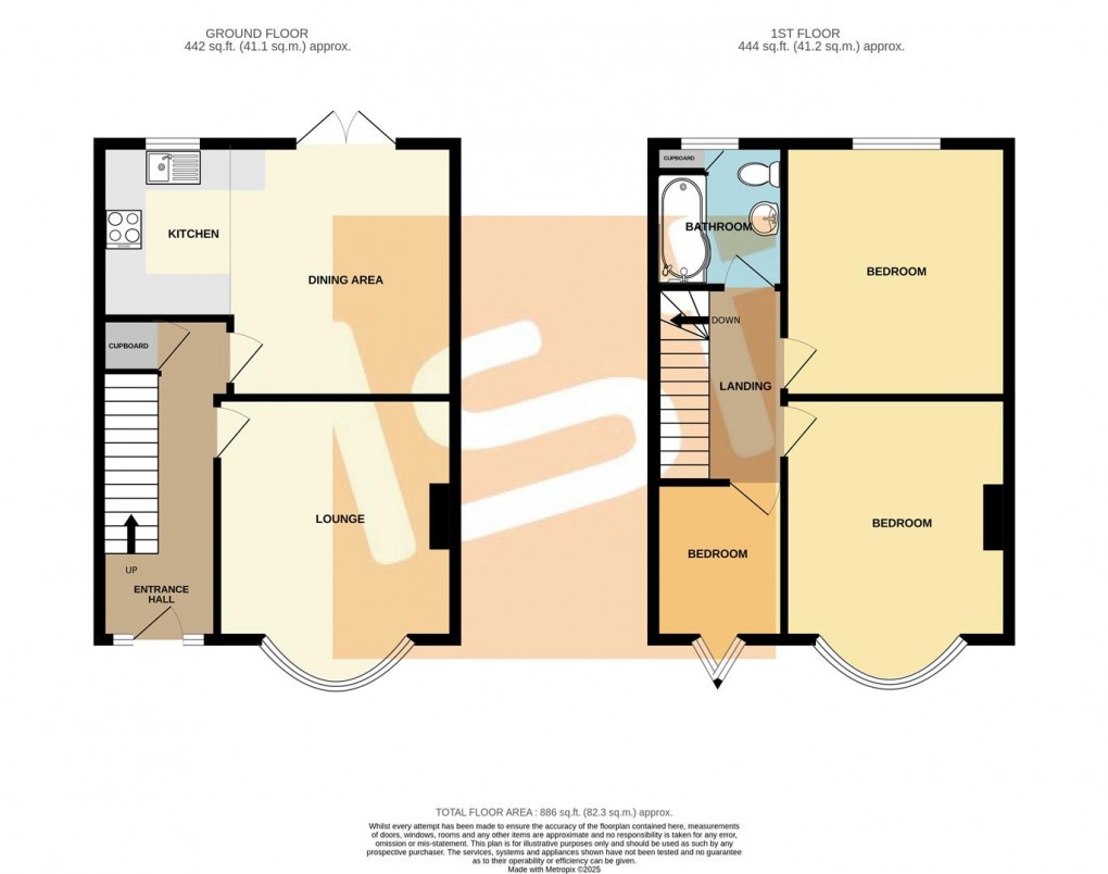 Floorplan for Central Avenue, Southend-On-Sea