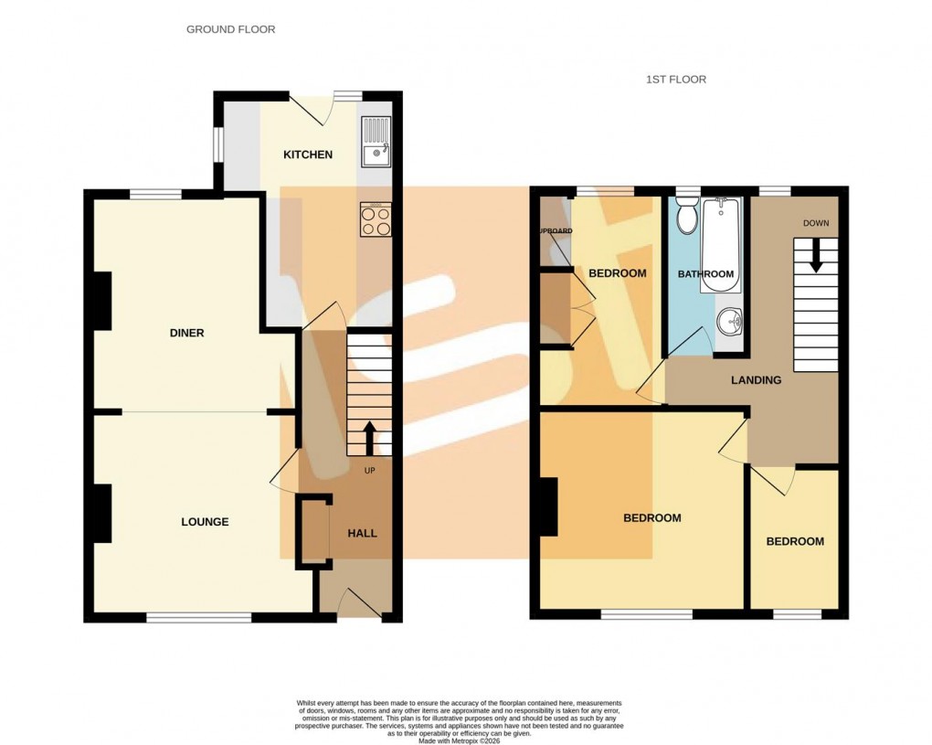 Floorplan for Roots Hall Avenue, Southend On Sea