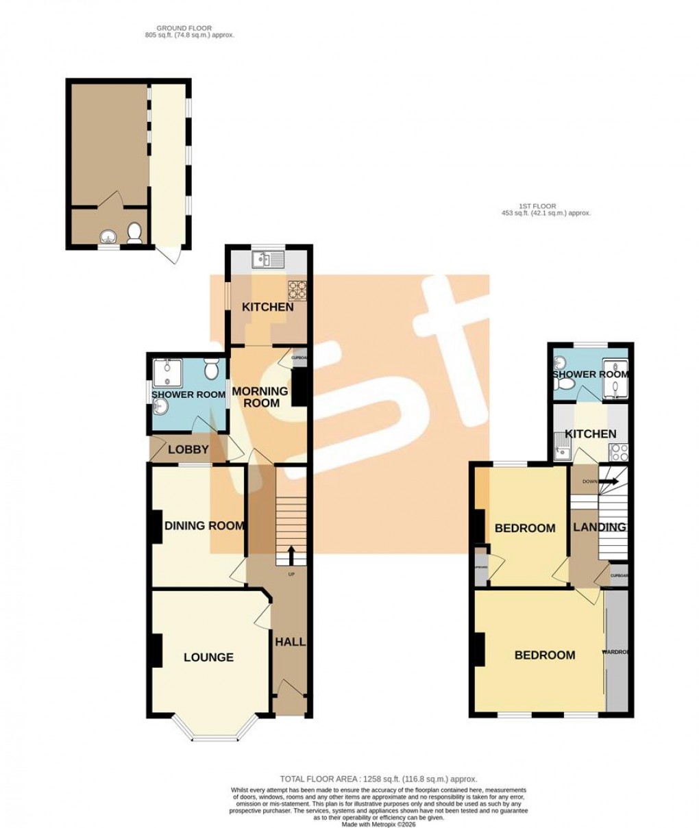 Floorplan for St. Johns Road, Westcliff-On-Sea