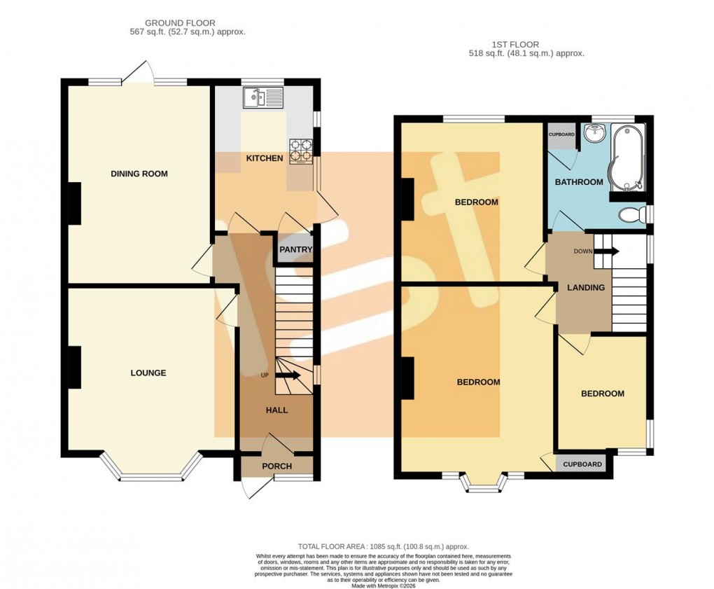 Floorplan for Woodgrange Drive, Southend On Sea